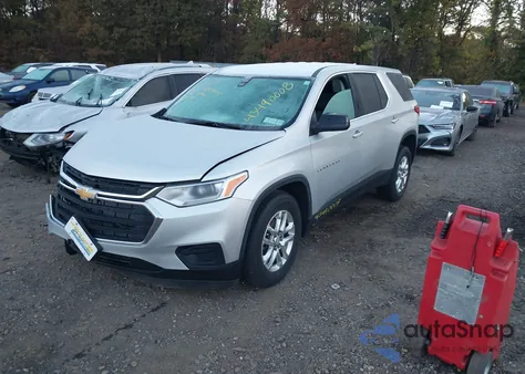 2021 Chevrolet Traverse Awd Ls z USA, uszkodzony, nr VIN 1GNEVFKWXMJ135294